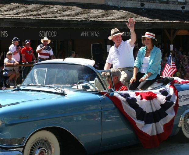 Mike Thompson at the Calistoga Parade